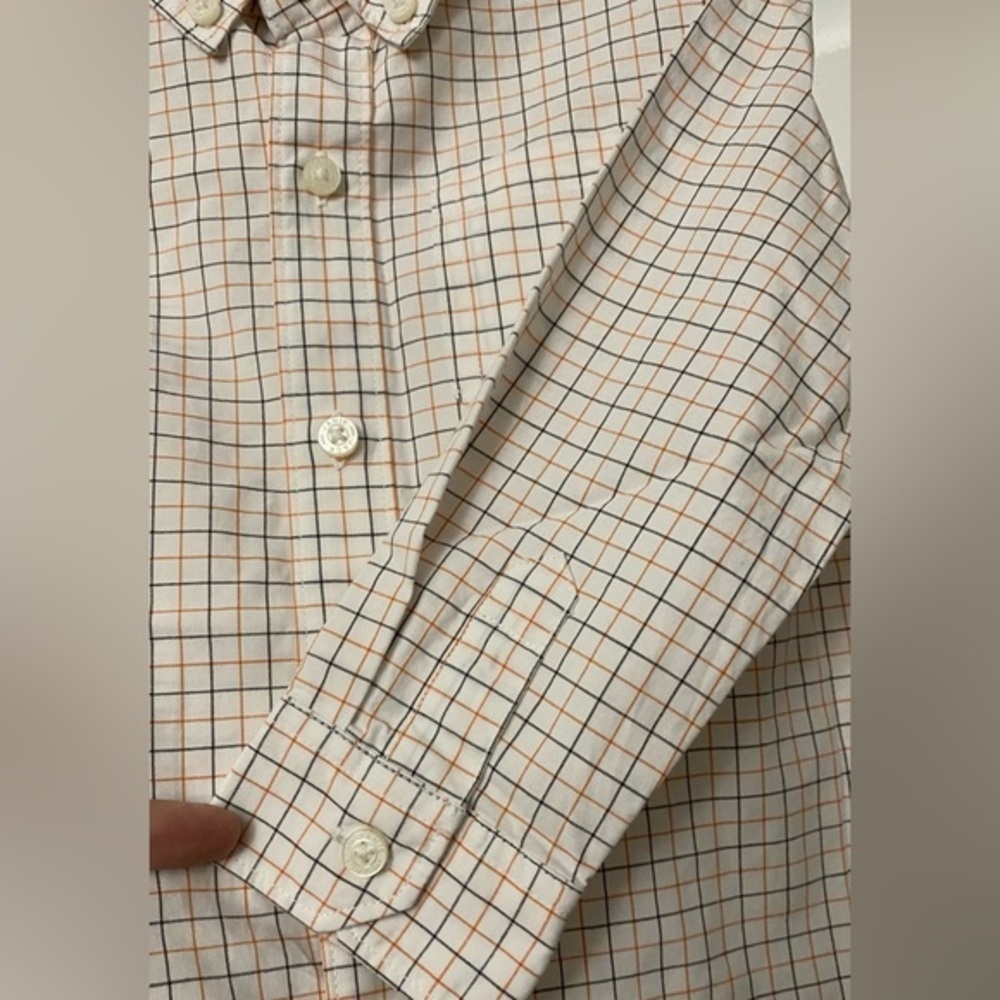 Janie and Jack Button Down Cotton Long Sleeve 2T - Picture 5 of 6